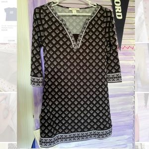 Black Patterned Tunic
